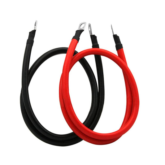 2 AWG Gauge Battery Cables Set with Terminals