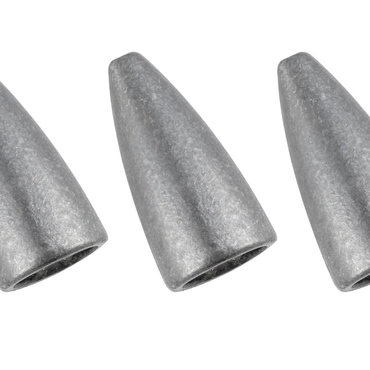 Dr.Fish 50 Pack Bullet Fishing Sinkers Worm Weights Lead Fishing Weights