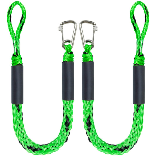 4 Feet Bungee Dock Line Mooring Rope 2-Pack for Docking