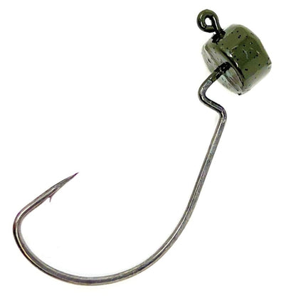 Reaction Tackle Ned Rig Jig Heads - Mushroom Jig Head Shroom jigs, Bass Fishing Lures, Fishing Tackle Finesse Jig Fishing Hooks (25-Pack Kit)
