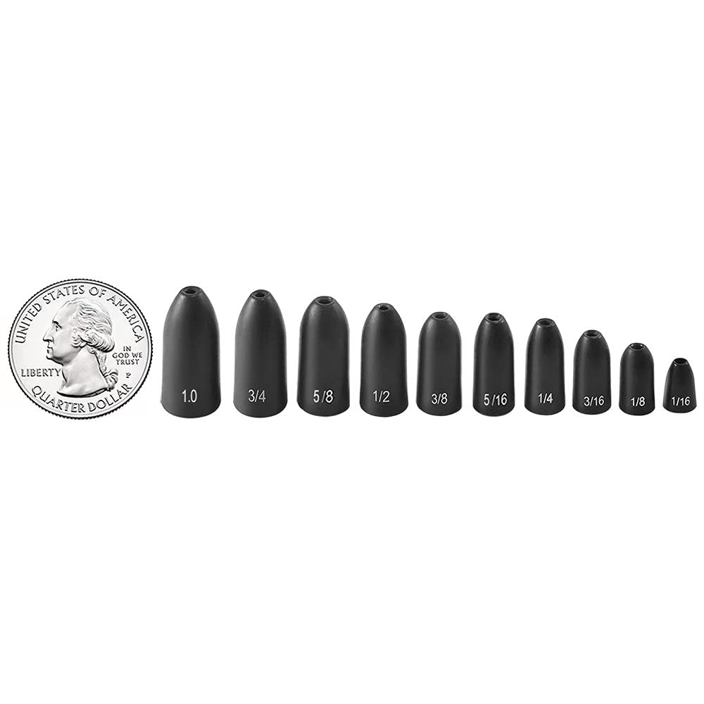 12 Pack Tungsten Bullet Fishing Weights