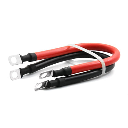 2 AWG Gauge Battery Cables Set with Terminals