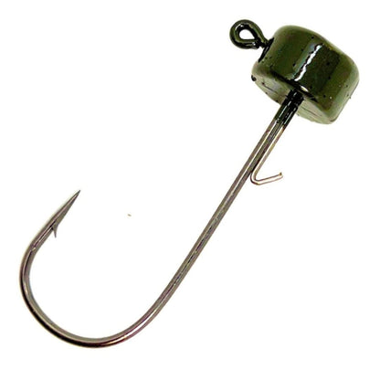 Reaction Tackle Ned Rig Jig Heads - Mushroom Jig Head Shroom jigs, Bass Fishing Lures, Fishing Tackle Finesse Jig Fishing Hooks (25-Pack Kit)