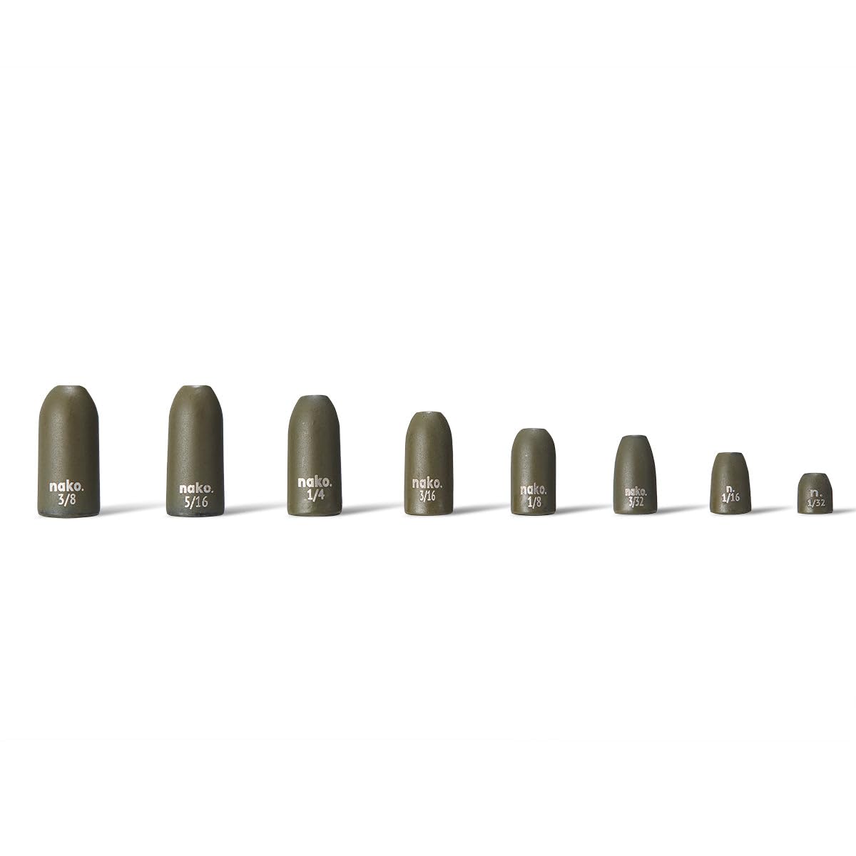 Nako Tungsten Bullet Weights for Fishing