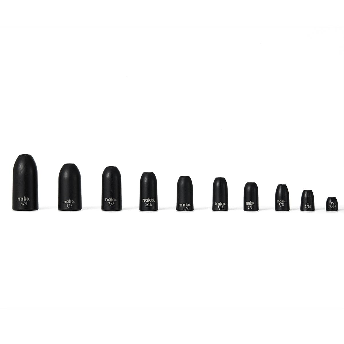 Nako Tungsten Bullet Weights for Fishing