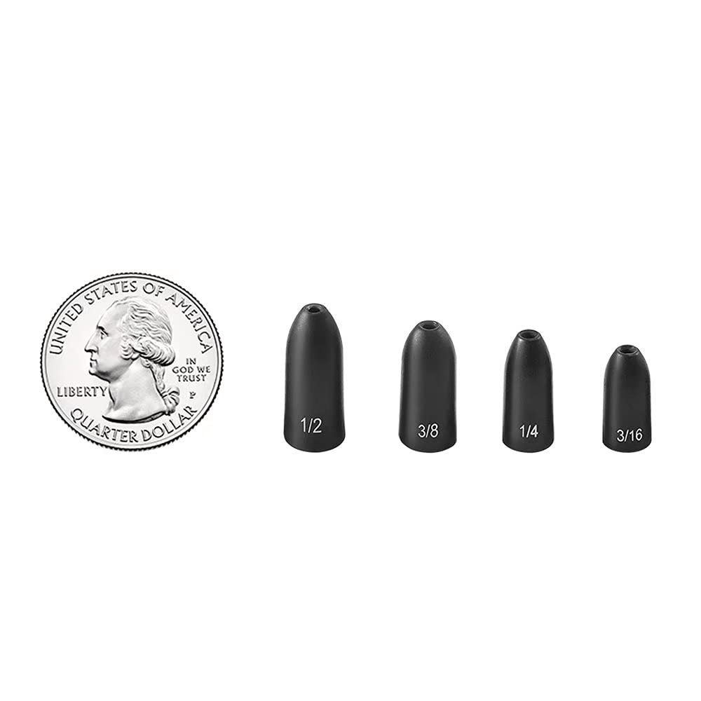 12 Pack Tungsten Bullet Fishing Weights