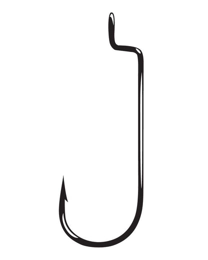 25 Pack Round Bend Offset Worm Hook