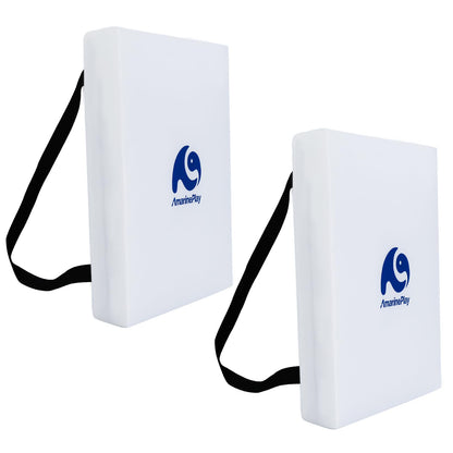 2 Pack Throwable Flotation Cushion, USCG Approved Type IV PFD Boat Throw Seat Cushion Life Preserver
