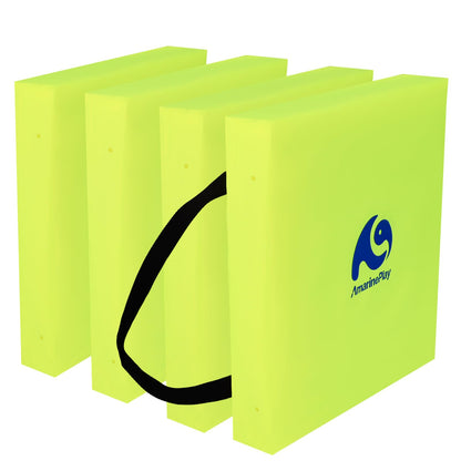 2 Pack Throwable Flotation Cushion, USCG Approved Type IV PFD Boat Throw Seat Cushion Life Preserver