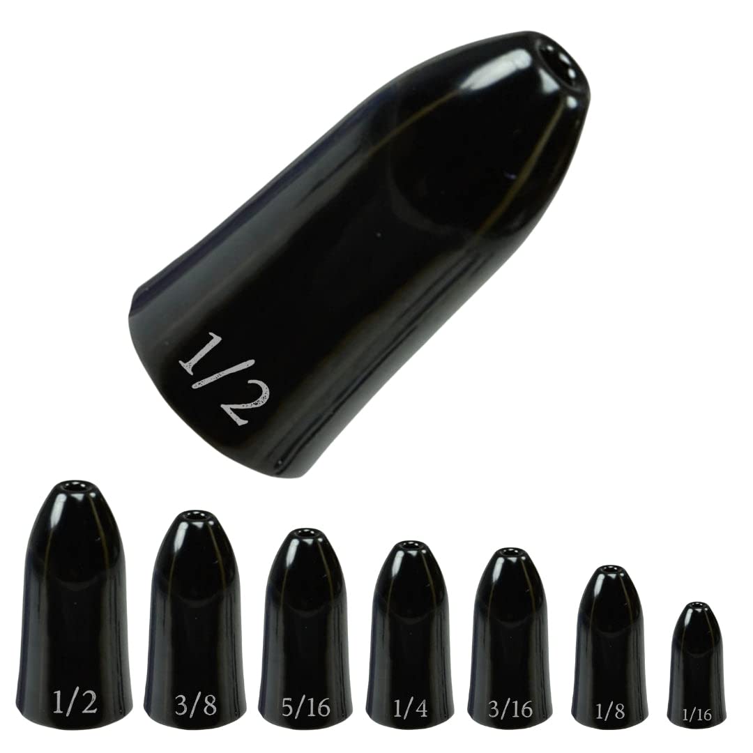 Reaction Tackle Tungsten Worm Weights for Bass Fishing