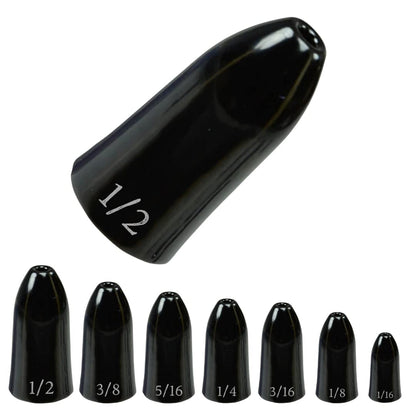 Reaction Tackle Tungsten Worm Weights for Bass Fishing