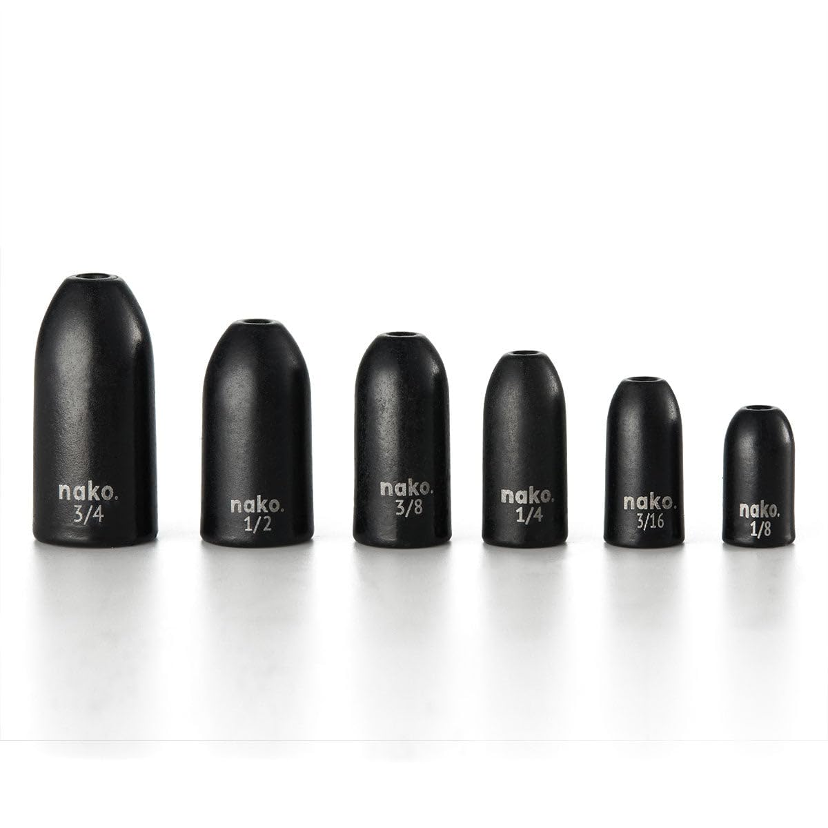 Nako Tungsten Bullet Weights for Fishing