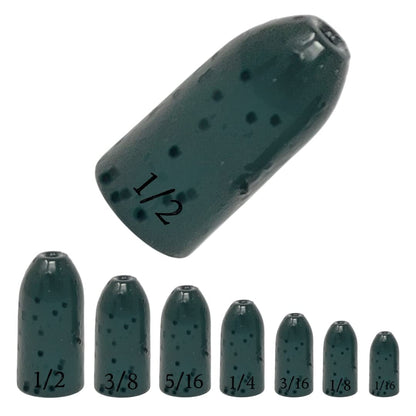 Reaction Tackle Tungsten Worm Weights for Bass Fishing