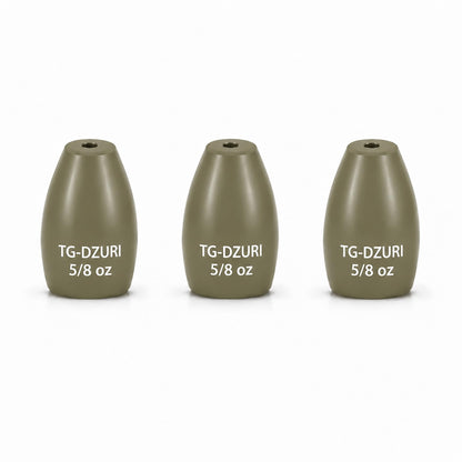 Tungsten Flipping Weights for Bass Fishing