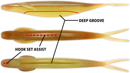 Deps Ultimate Soft Jerkbait for Aggressive Strikes Sakamata Shad
