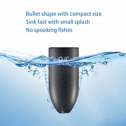 12 Pack Tungsten Bullet Fishing Weights