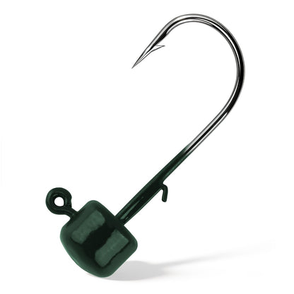 Dr.Fish 10 Pack Ned Rig Jig Heads Mushroom Finesse Jig Heads for Soft Lures Bass Fishing Hooks Swimbait Worms Trout Panfish Catfish Freshwater Fishing