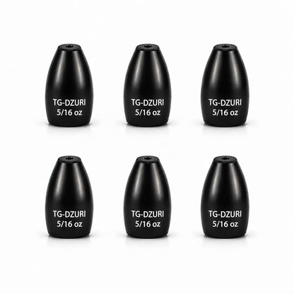 Tungsten Flipping Weights for Bass Fishing
