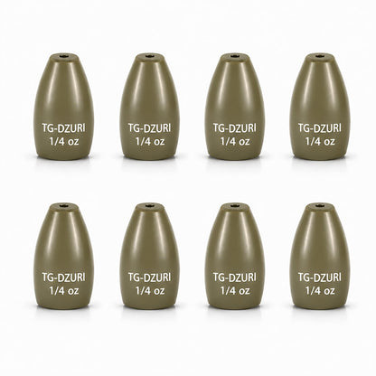 Tungsten Flipping Weights for Bass Fishing
