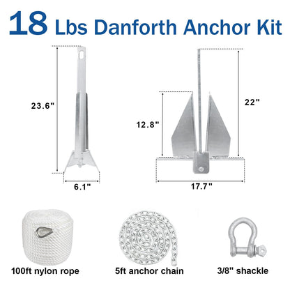 Heavy Duty Boat Anchor Kit