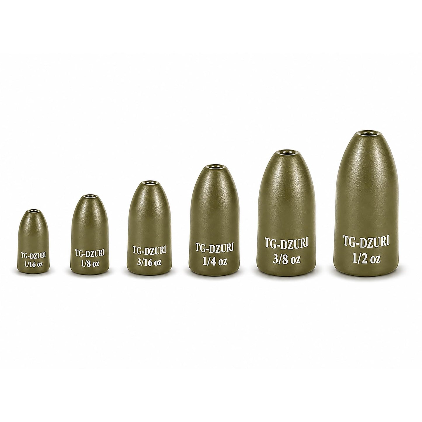 Tungsten Bullet Fishing Weights