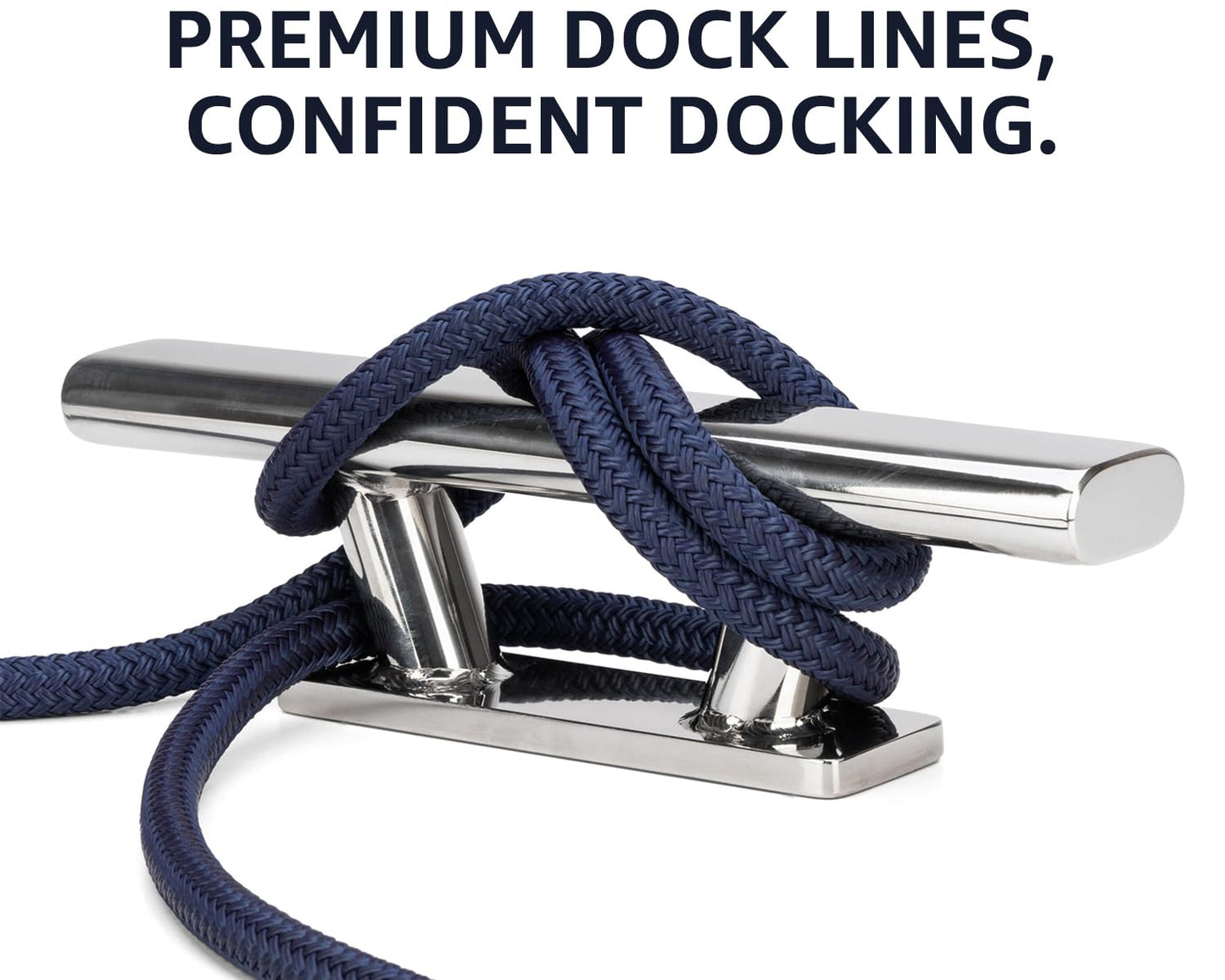 2-Pack Double Braid Nylon Boat Ropes