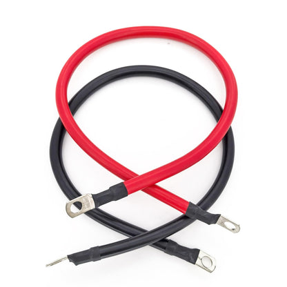 2 AWG Gauge Battery Cables Set with Terminals