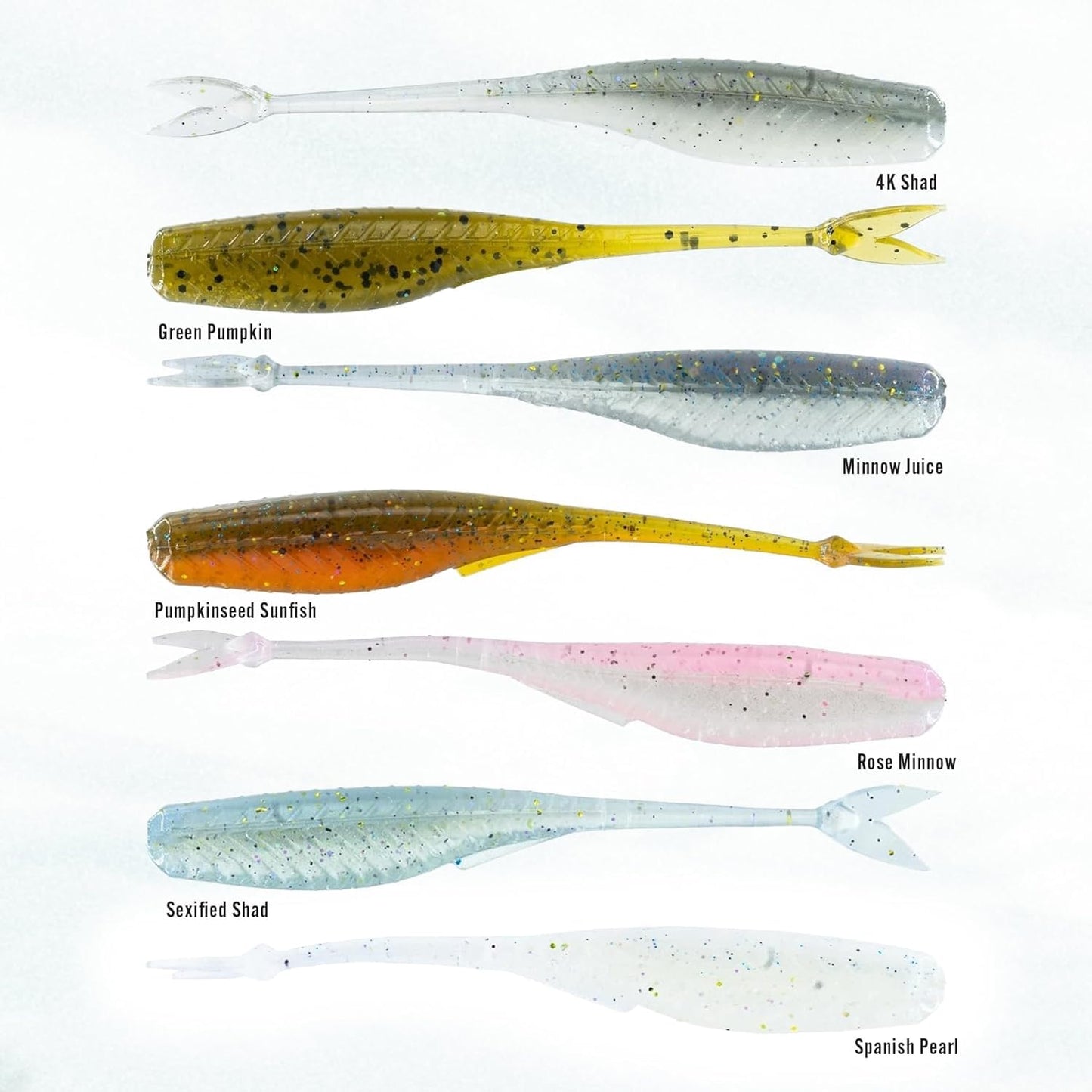 6th Sense Juggle Minnow – Bass Fishing Lure | Multi-Purpose Soft Plastic for Spinnerbaits, Swim Jigs, Bladed Jigs, Underspins, Jig Heads, and Finesse Rigs