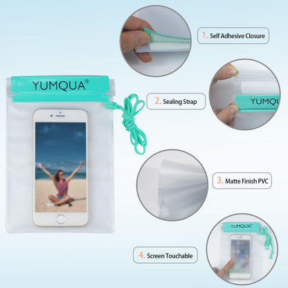 YUMQUA Clear Waterproof Bag