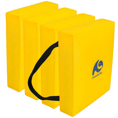 2 Pack Throwable Flotation Cushion, USCG Approved Type IV PFD Boat Throw Seat Cushion Life Preserver