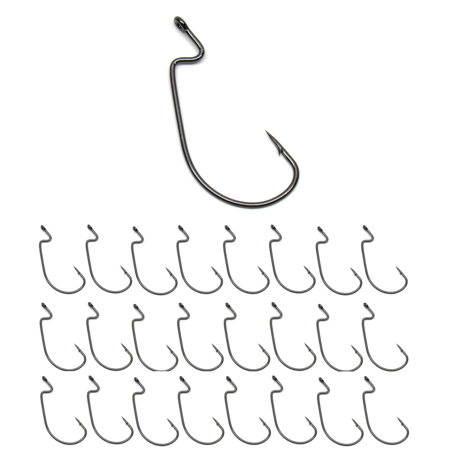 Reaction Tackle Offset EWG Worm Hooks