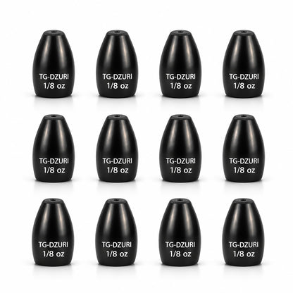 Tungsten Flipping Weights for Bass Fishing