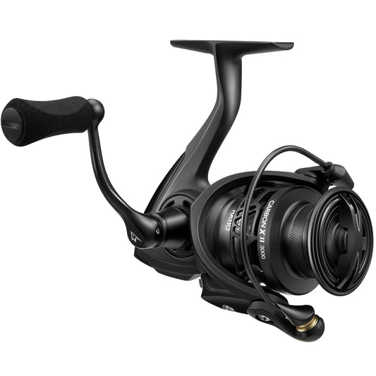 Piscifun Carbon X II Spinning Reels, Light to 5.5oz, Upgrade Carbon Frame Rotor, 22LBs Max Drag, 10+1 Shielded BB, 6.2:1/5.2:1, Smooth Powerful Freshwater Saltwater Spinning Fishing Reel