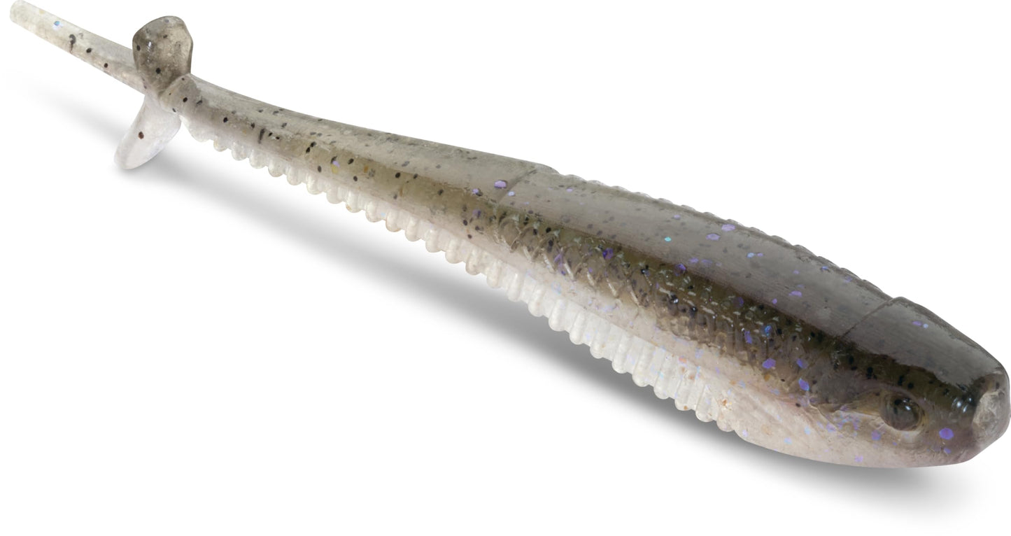 CrushCity Mooch Minnow Soft Plastic Minnow Bait, Natural Profile for Drop Shot, Jig Head & Multi-Species Fishing