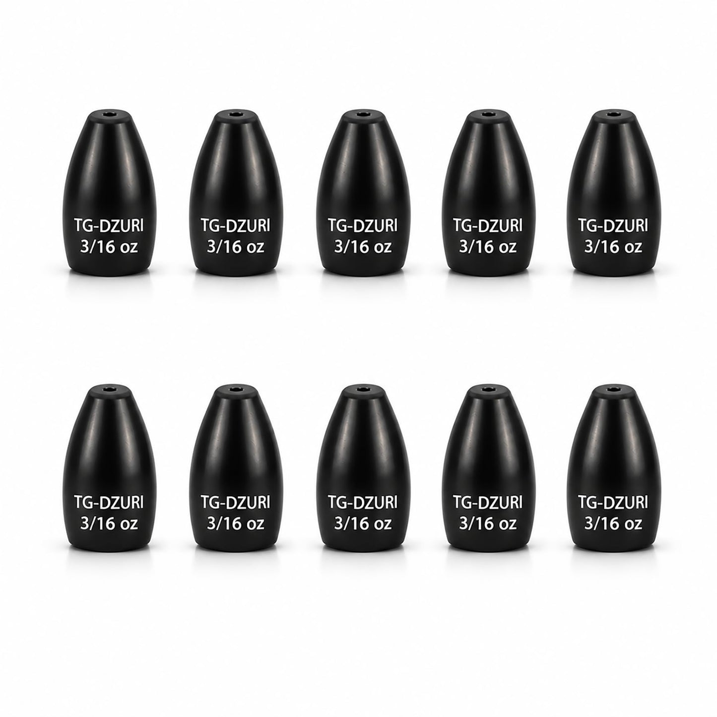 Tungsten Flipping Weights for Bass Fishing