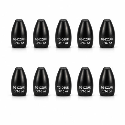 Tungsten Flipping Weights for Bass Fishing