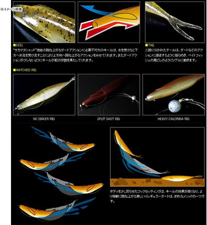 Deps Sakamata Shad – Ultimate Soft Jerkbait for Aggressive Strikes
