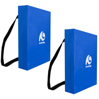 2 Pack Throwable Flotation Cushion, USCG Approved Type IV PFD Boat Throw Seat Cushion Life Preserver