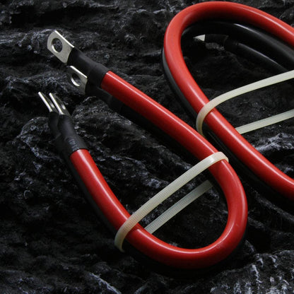 2 AWG Gauge Battery Cables Set with Terminals