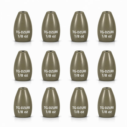 Tungsten Flipping Weights for Bass Fishing