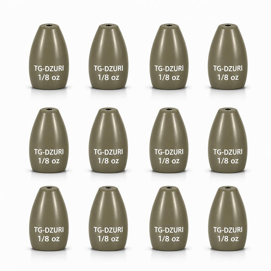 Tungsten Flipping Weights for Bass Fishing