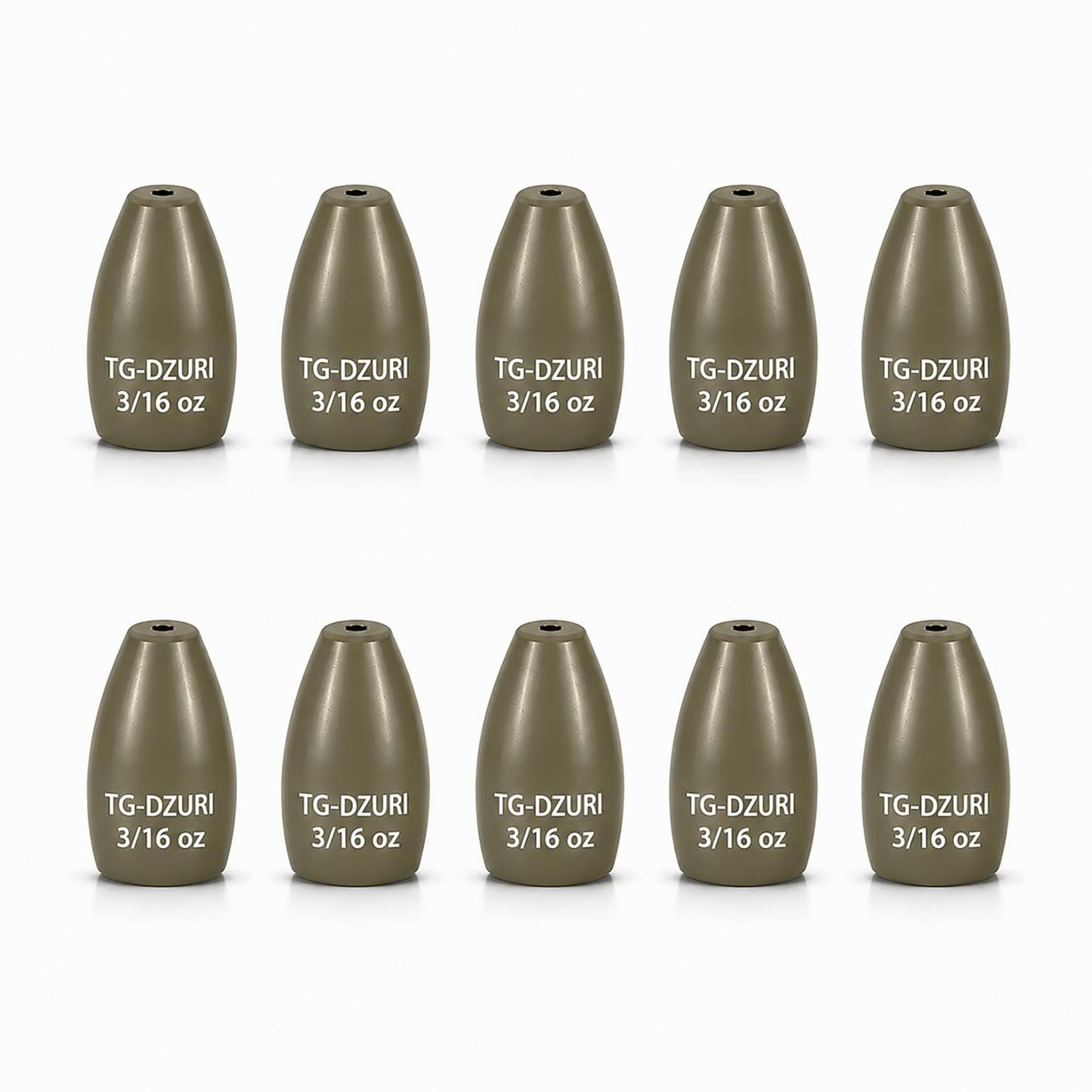 Tungsten Flipping Weights for Bass Fishing