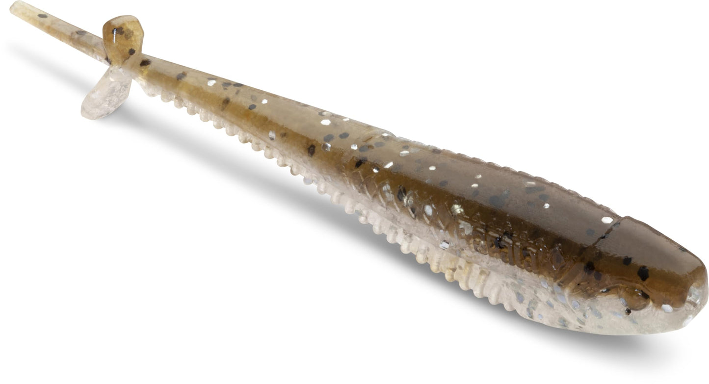 CrushCity Mooch Minnow Soft Plastic Minnow Bait, Natural Profile for Drop Shot, Jig Head & Multi-Species Fishing