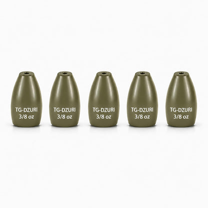Tungsten Flipping Weights for Bass Fishing