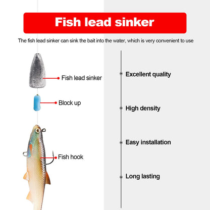 Lead Fishing Weight Sinkers