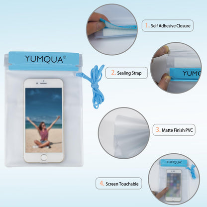 YUMQUA Clear Waterproof Bag