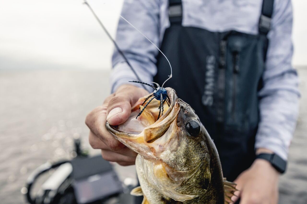 Strike King Tumbleweed Floating Fishing Lure, Finesse Creature Bait, 3-Inches, 4-Pack
