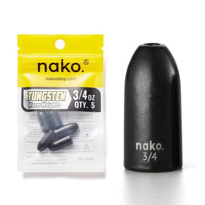 Nako Tungsten Bullet Weights for Fishing