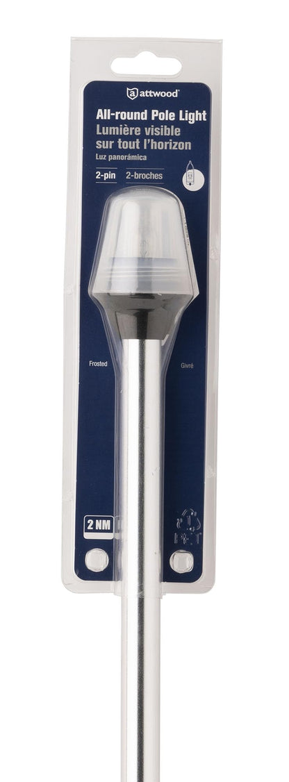 Attwood Traditional Style All-Round Frosted Navigation Light