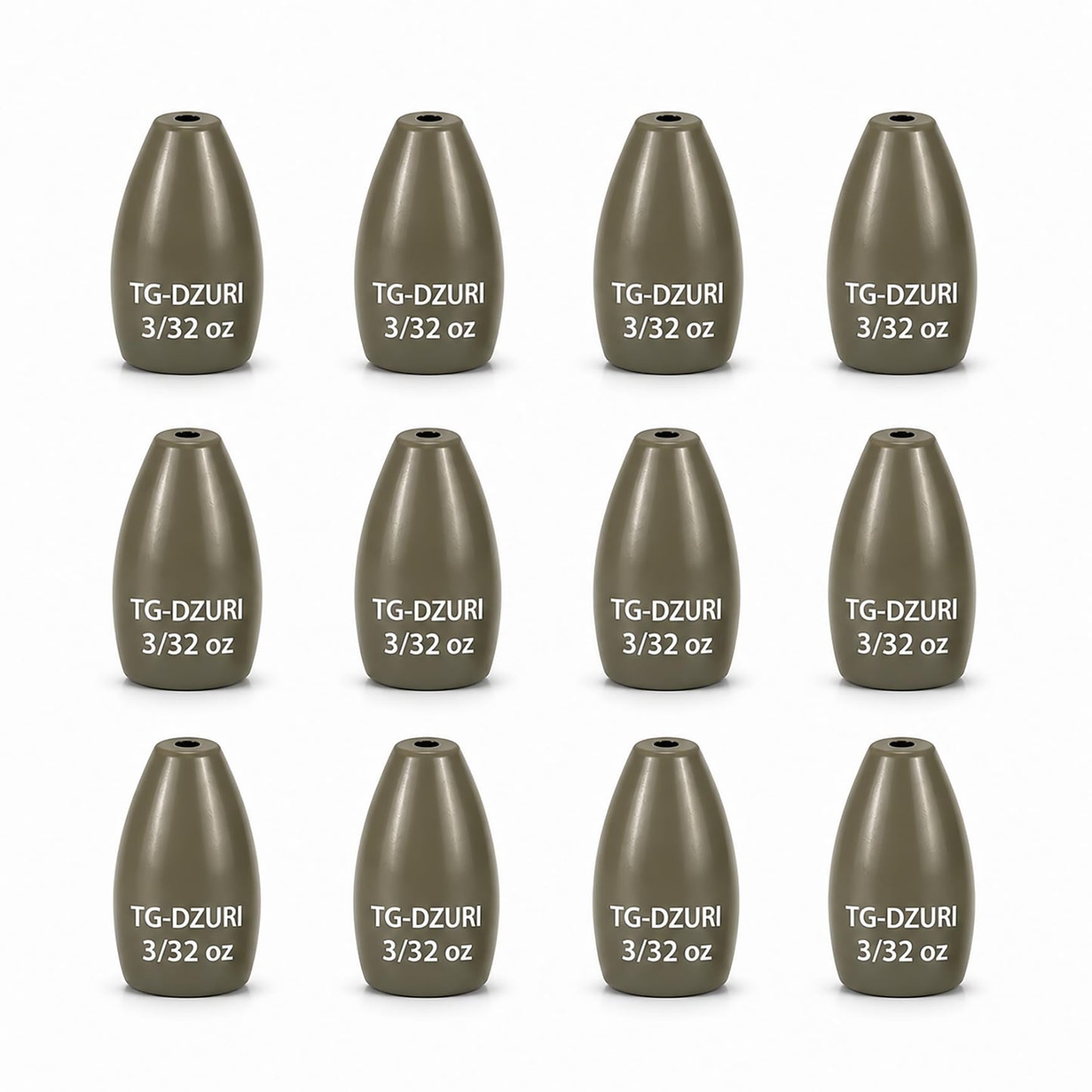 Tungsten Flipping Weights for Bass Fishing
